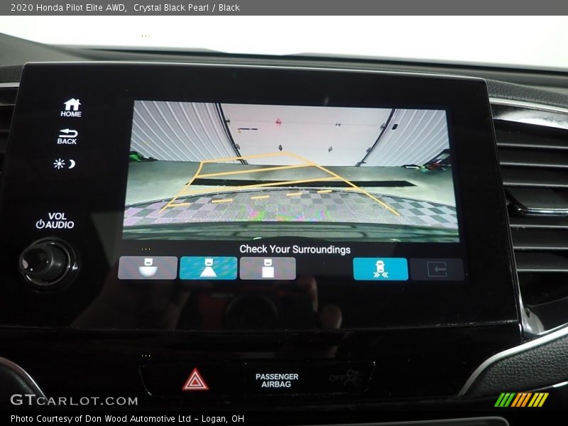 Crystal Black Pearl / Black 2020 Honda Pilot Elite AWD