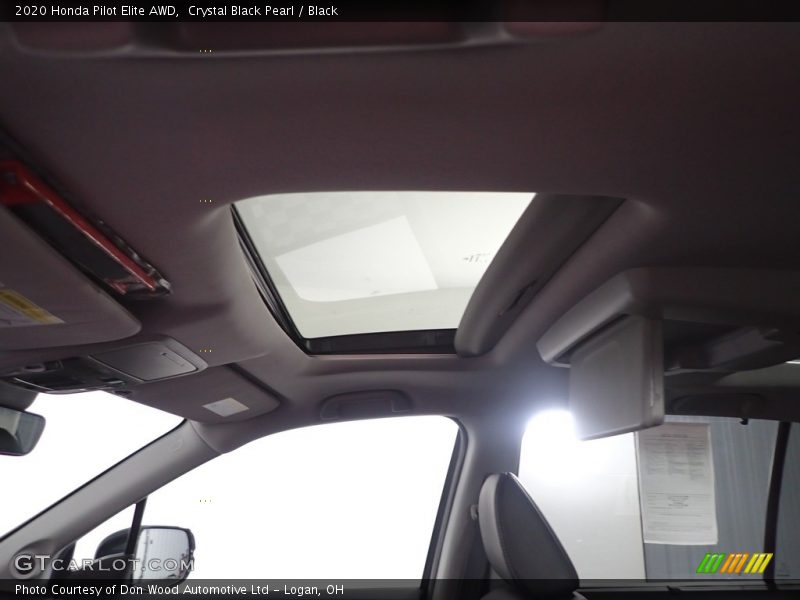 Crystal Black Pearl / Black 2020 Honda Pilot Elite AWD