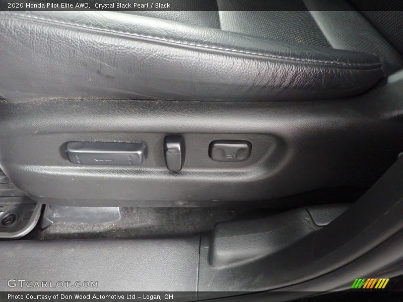 Crystal Black Pearl / Black 2020 Honda Pilot Elite AWD