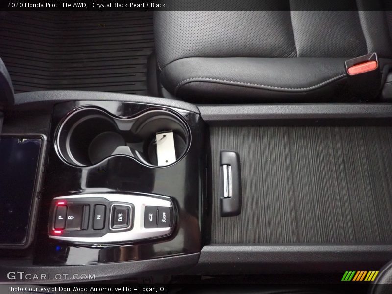 Crystal Black Pearl / Black 2020 Honda Pilot Elite AWD
