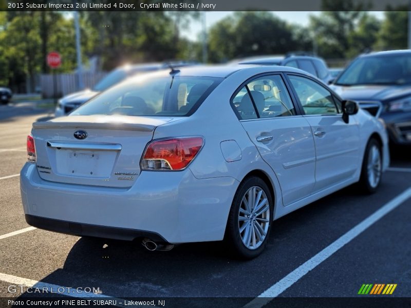 Crystal White Silica / Ivory 2015 Subaru Impreza 2.0i Limited 4 Door