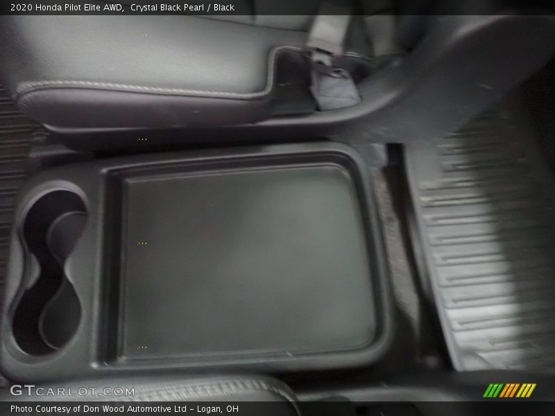 Crystal Black Pearl / Black 2020 Honda Pilot Elite AWD