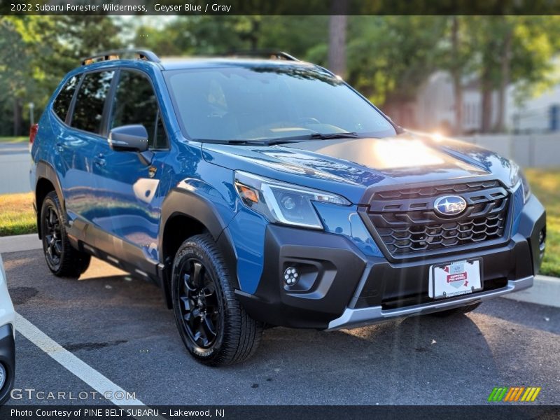 Geyser Blue / Gray 2022 Subaru Forester Wilderness