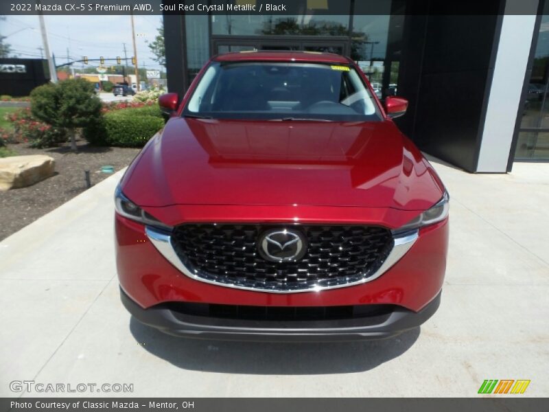 Soul Red Crystal Metallic / Black 2022 Mazda CX-5 S Premium AWD