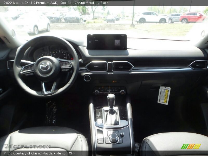 Soul Red Crystal Metallic / Black 2022 Mazda CX-5 S Premium AWD