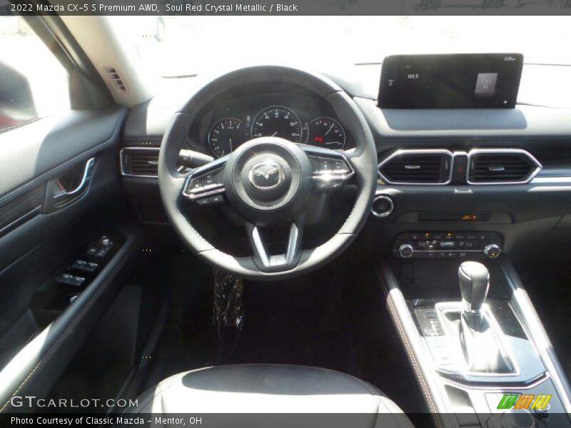 Soul Red Crystal Metallic / Black 2022 Mazda CX-5 S Premium AWD