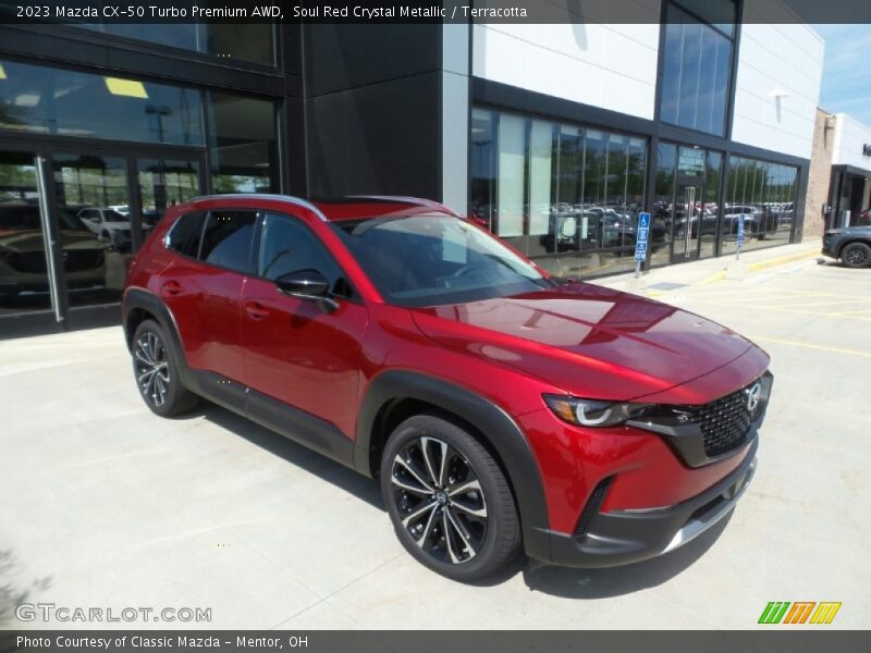 Soul Red Crystal Metallic / Terracotta 2023 Mazda CX-50 Turbo Premium AWD