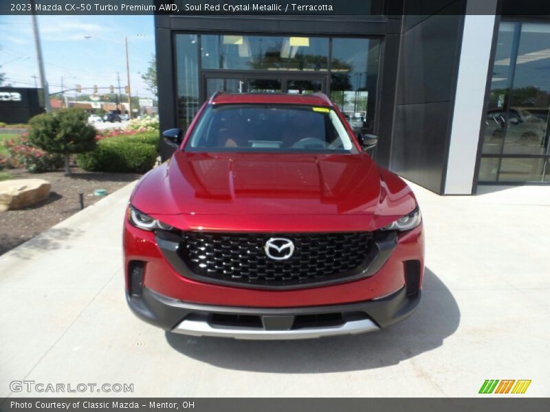Soul Red Crystal Metallic / Terracotta 2023 Mazda CX-50 Turbo Premium AWD