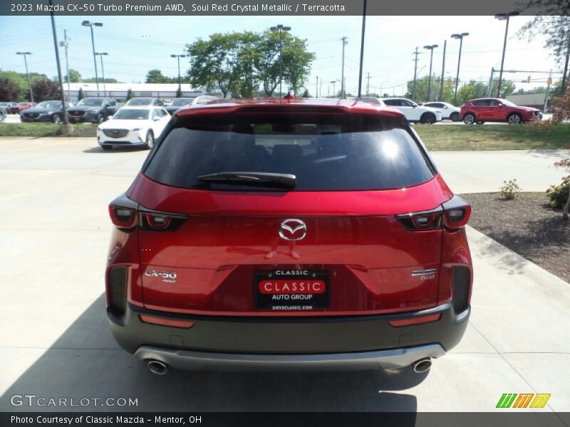 Soul Red Crystal Metallic / Terracotta 2023 Mazda CX-50 Turbo Premium AWD