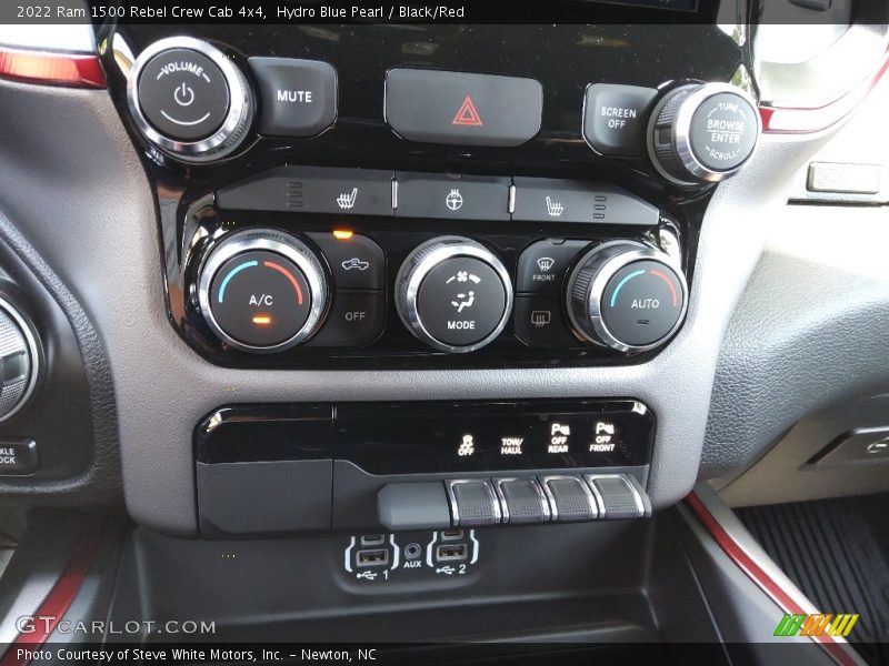 Controls of 2022 1500 Rebel Crew Cab 4x4