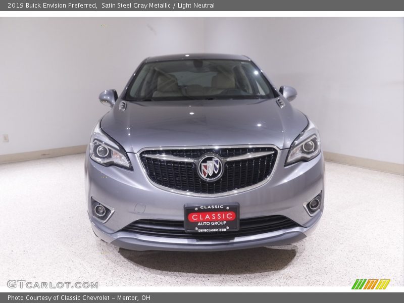 Satin Steel Gray Metallic / Light Neutral 2019 Buick Envision Preferred
