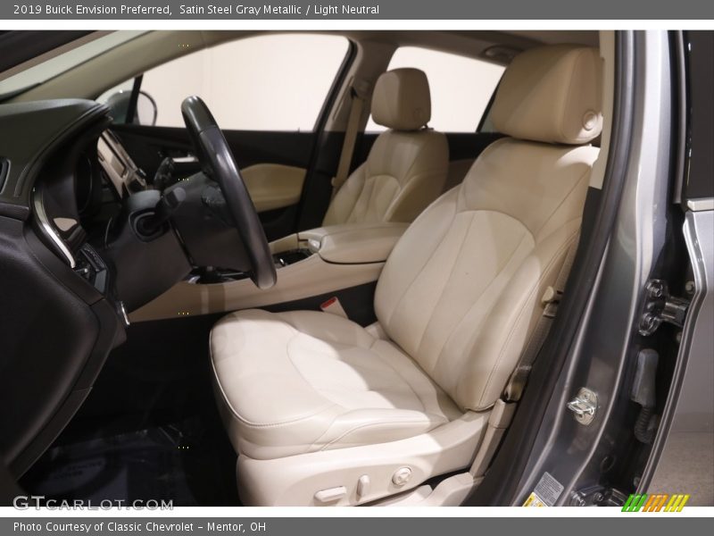 Front Seat of 2019 Envision Preferred