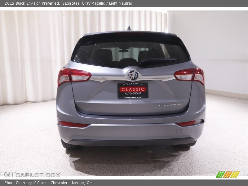 Satin Steel Gray Metallic / Light Neutral 2019 Buick Envision Preferred
