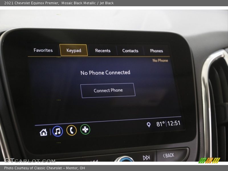 Mosaic Black Metallic / Jet Black 2021 Chevrolet Equinox Premier