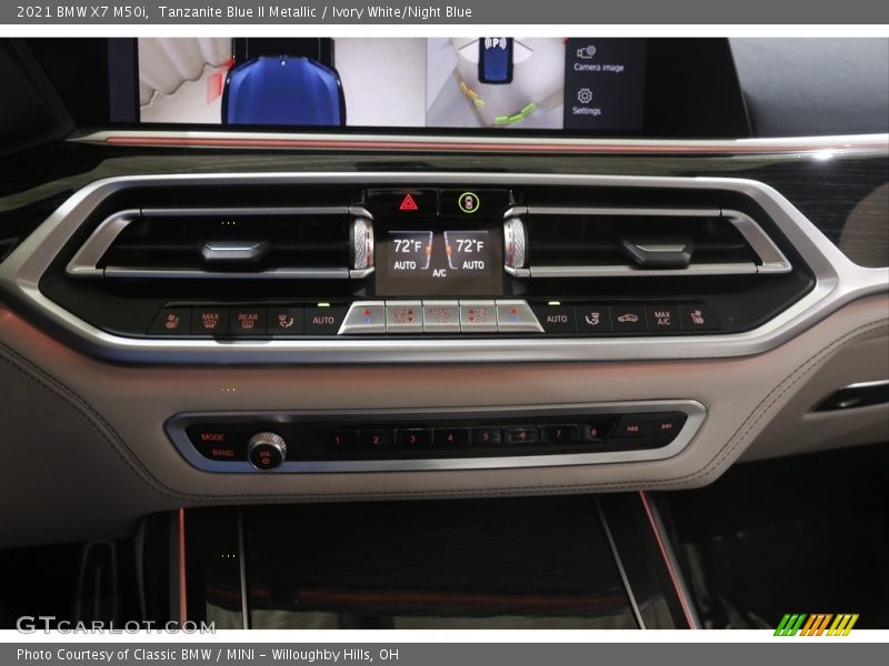 Controls of 2021 X7 M50i