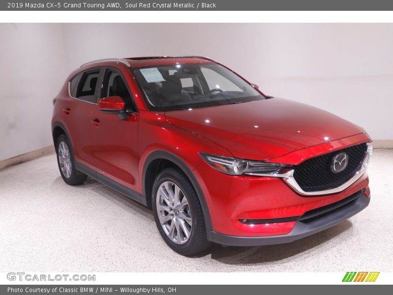 Soul Red Crystal Metallic / Black 2019 Mazda CX-5 Grand Touring AWD