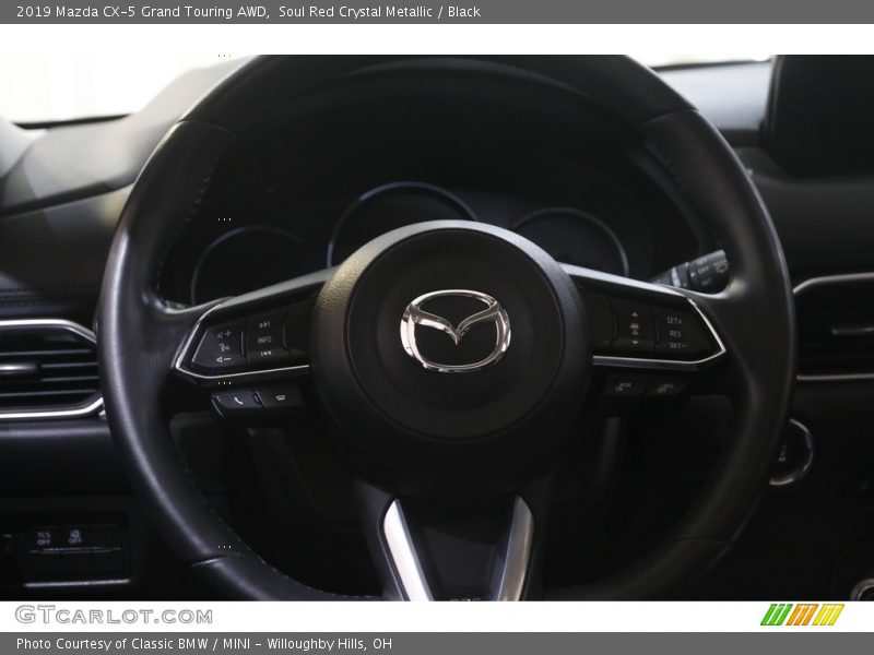 Soul Red Crystal Metallic / Black 2019 Mazda CX-5 Grand Touring AWD