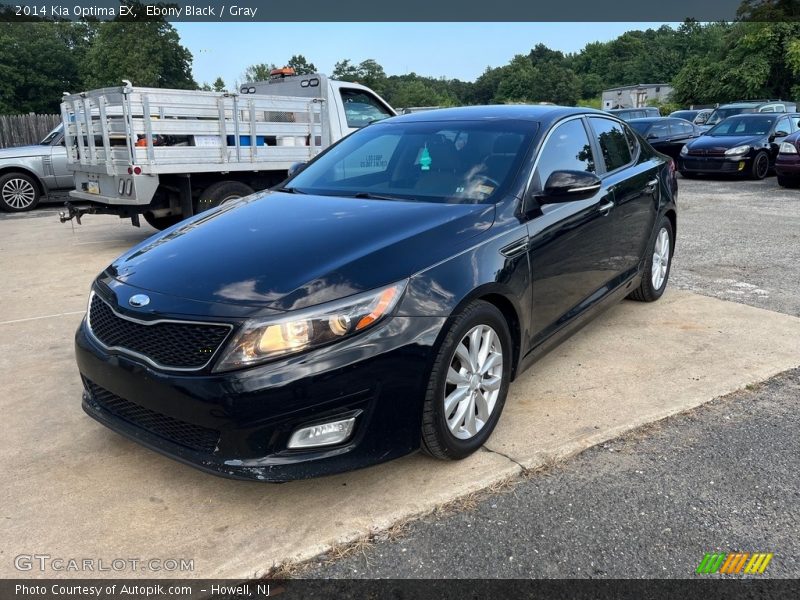 Ebony Black / Gray 2014 Kia Optima EX