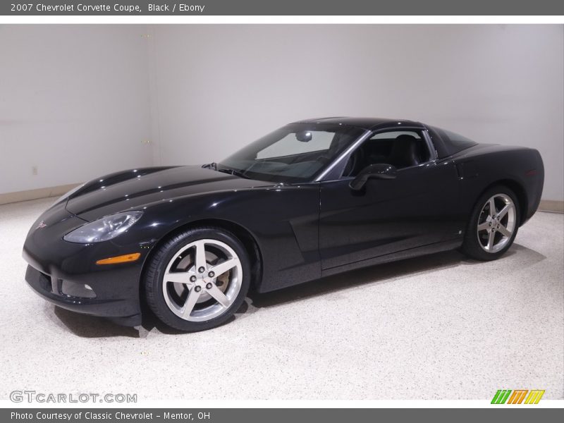 Black / Ebony 2007 Chevrolet Corvette Coupe