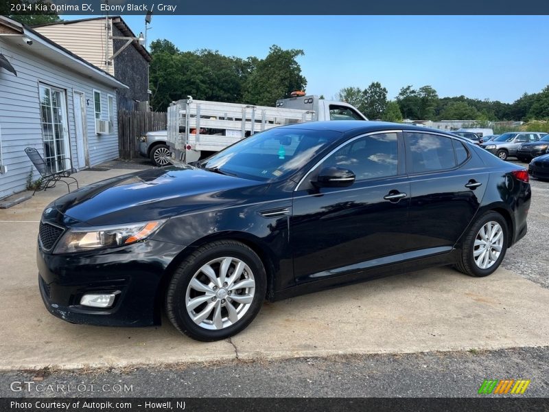 Ebony Black / Gray 2014 Kia Optima EX