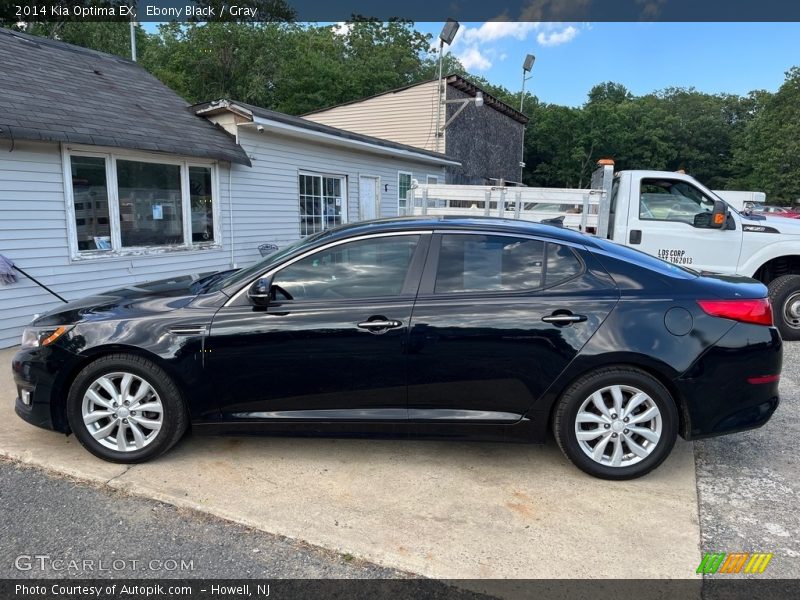 Ebony Black / Gray 2014 Kia Optima EX