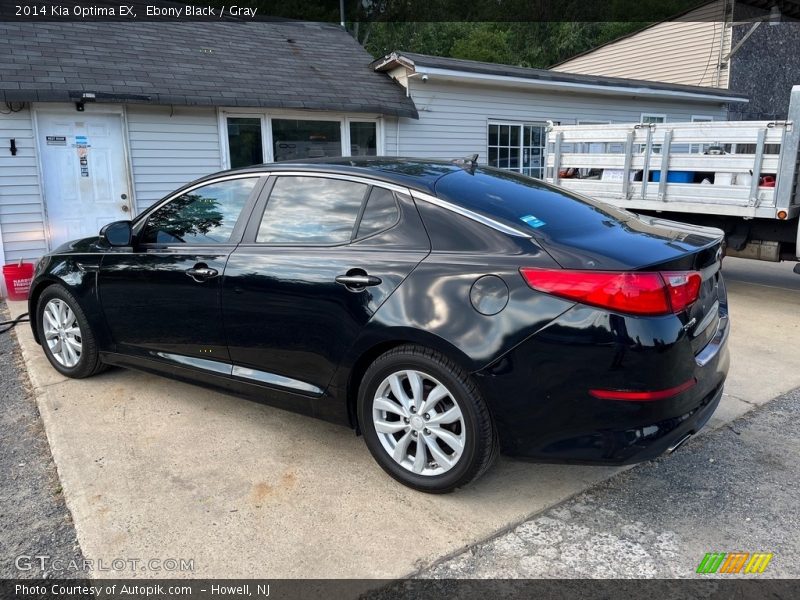 Ebony Black / Gray 2014 Kia Optima EX