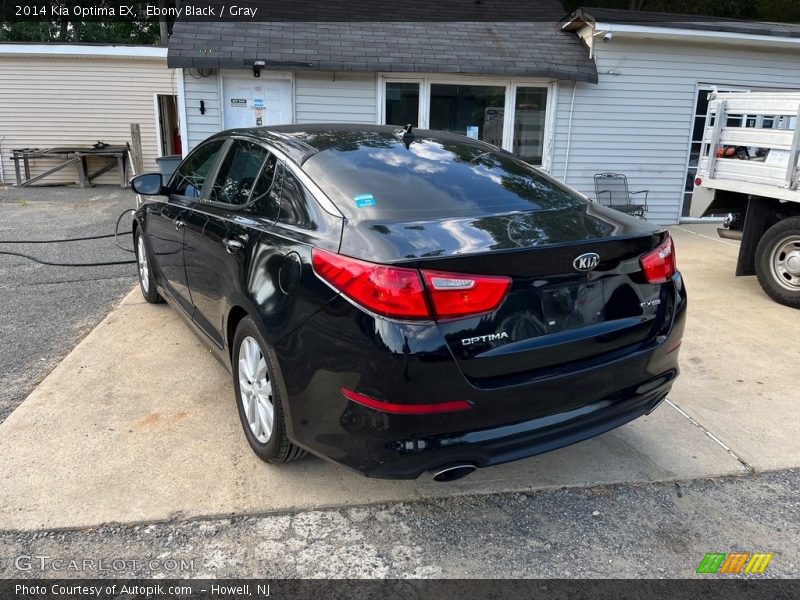 Ebony Black / Gray 2014 Kia Optima EX