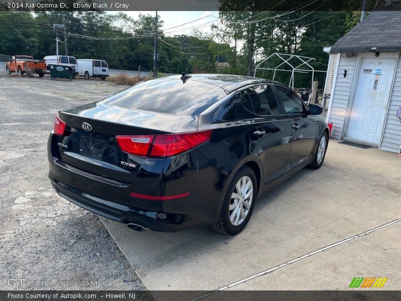 Ebony Black / Gray 2014 Kia Optima EX