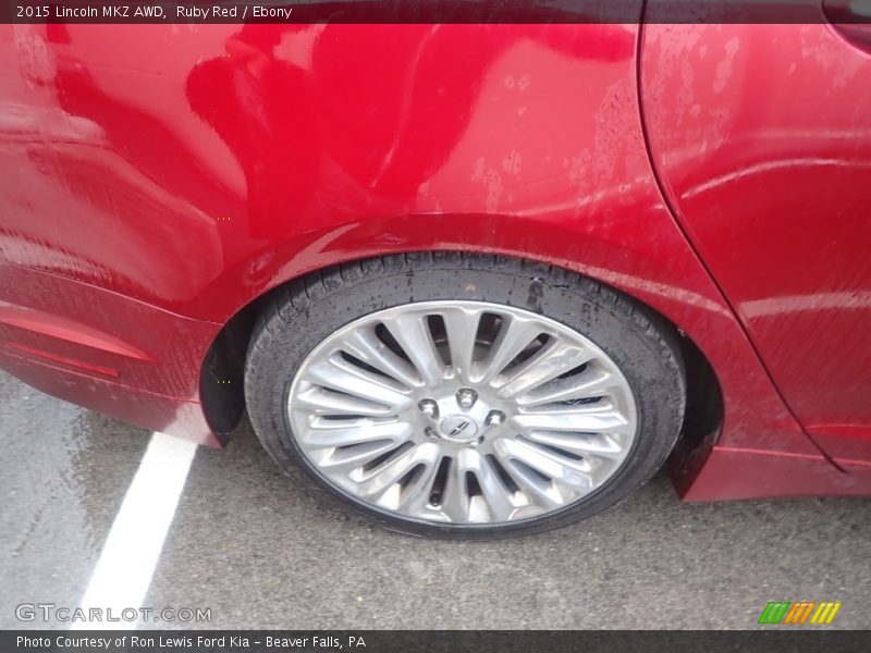 Ruby Red / Ebony 2015 Lincoln MKZ AWD
