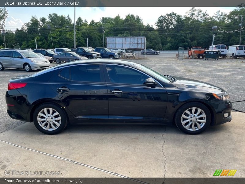 Ebony Black / Gray 2014 Kia Optima EX