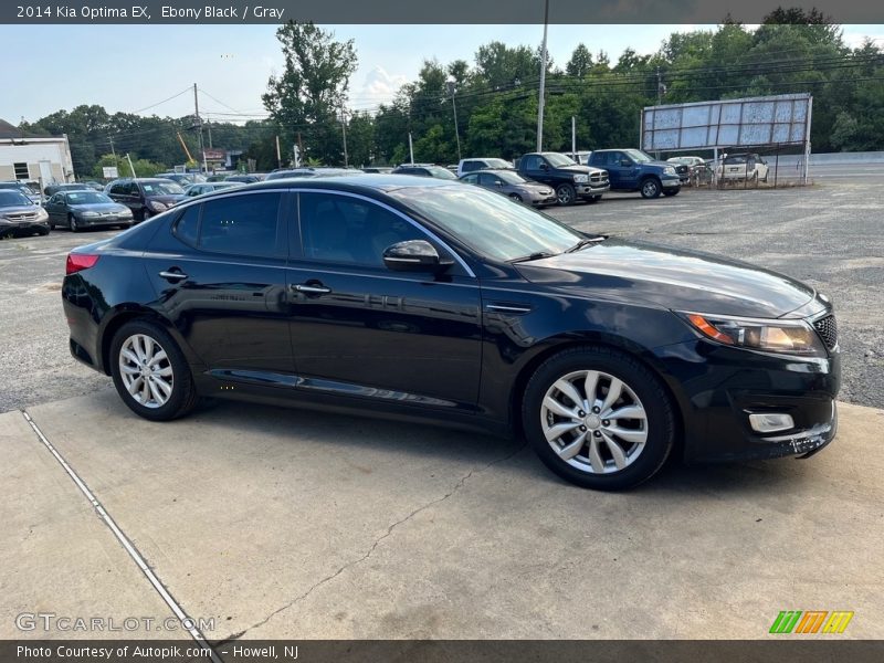 Ebony Black / Gray 2014 Kia Optima EX