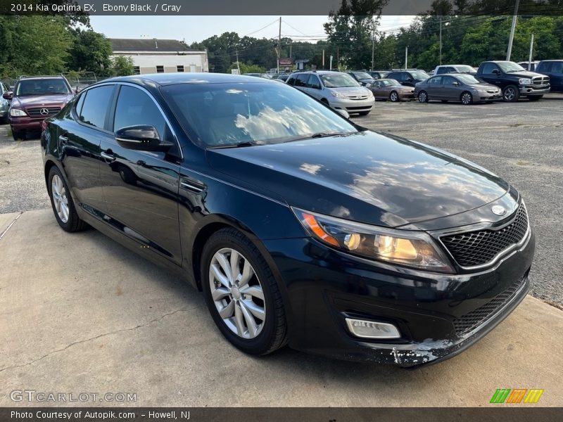 Ebony Black / Gray 2014 Kia Optima EX