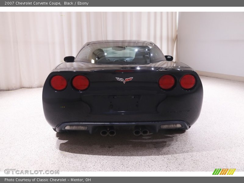 Black / Ebony 2007 Chevrolet Corvette Coupe