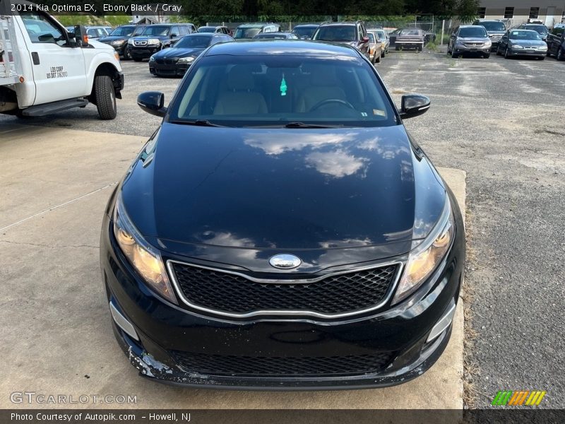 Ebony Black / Gray 2014 Kia Optima EX