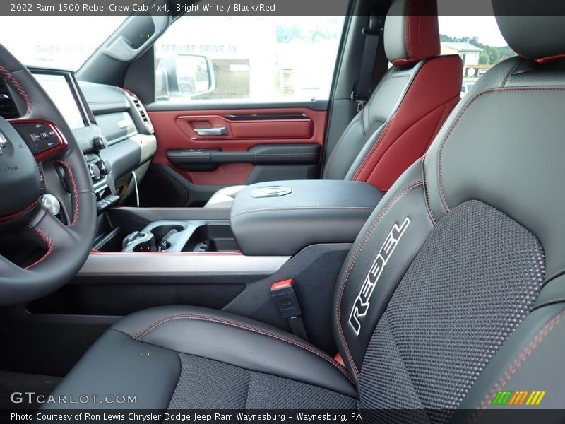 Front Seat of 2022 1500 Rebel Crew Cab 4x4