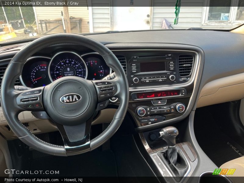 Ebony Black / Gray 2014 Kia Optima EX