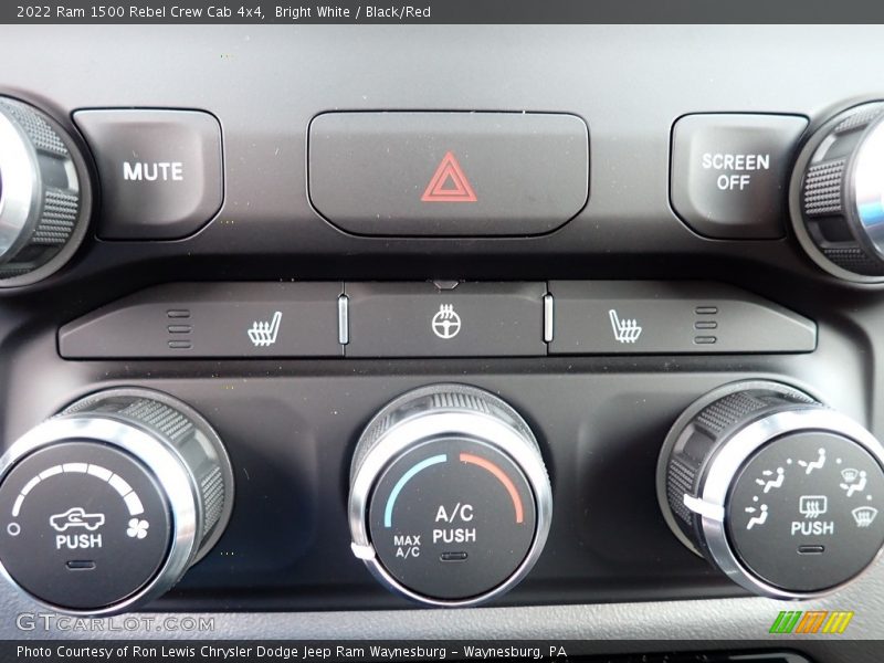 Controls of 2022 1500 Rebel Crew Cab 4x4