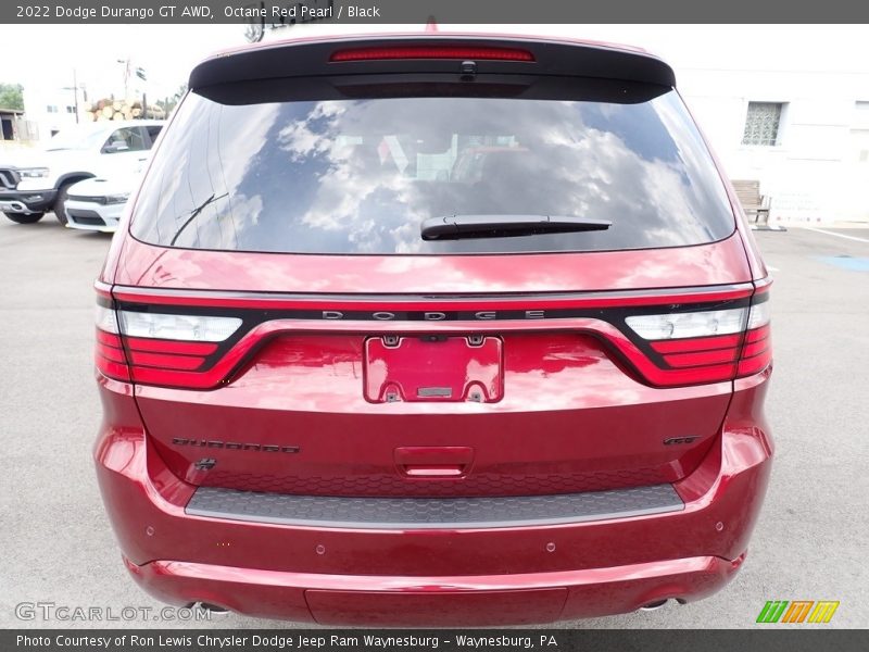Octane Red Pearl / Black 2022 Dodge Durango GT AWD