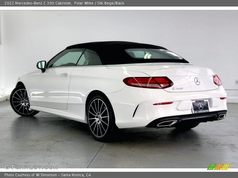 Polar White / Silk Beige/Black 2022 Mercedes-Benz C 300 Cabriolet