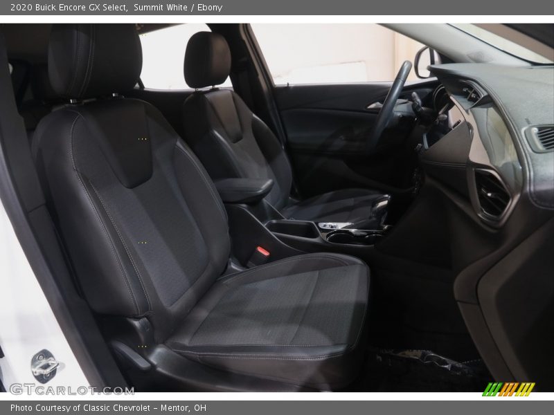 Front Seat of 2020 Encore GX Select
