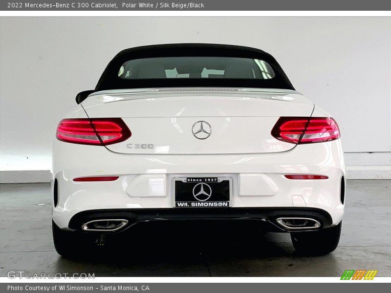 Polar White / Silk Beige/Black 2022 Mercedes-Benz C 300 Cabriolet