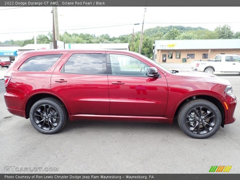 Octane Red Pearl / Black 2022 Dodge Durango GT AWD