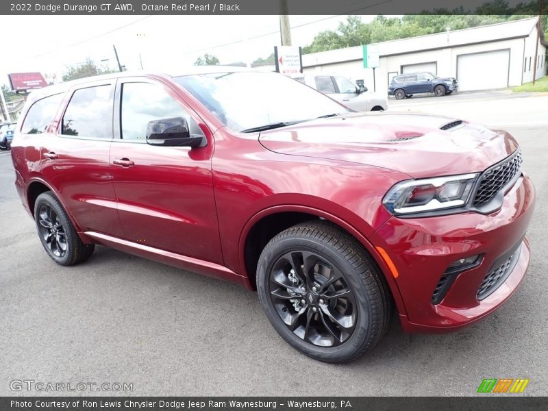 Octane Red Pearl / Black 2022 Dodge Durango GT AWD