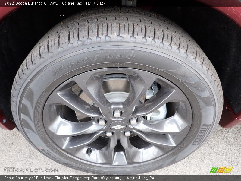 Octane Red Pearl / Black 2022 Dodge Durango GT AWD