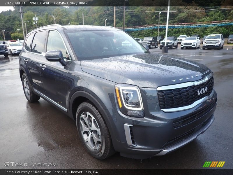 Gravity Gray / Black 2022 Kia Telluride EX AWD