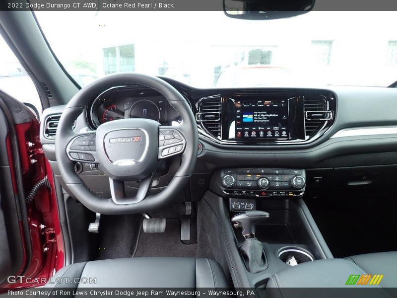 Octane Red Pearl / Black 2022 Dodge Durango GT AWD