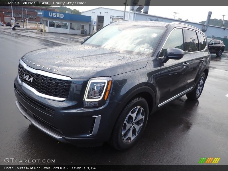 Gravity Gray / Black 2022 Kia Telluride EX AWD