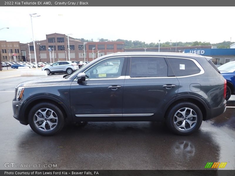 Gravity Gray / Black 2022 Kia Telluride EX AWD