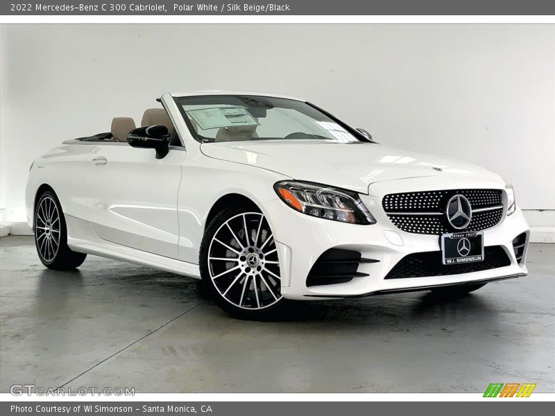 Front 3/4 View of 2022 C 300 Cabriolet