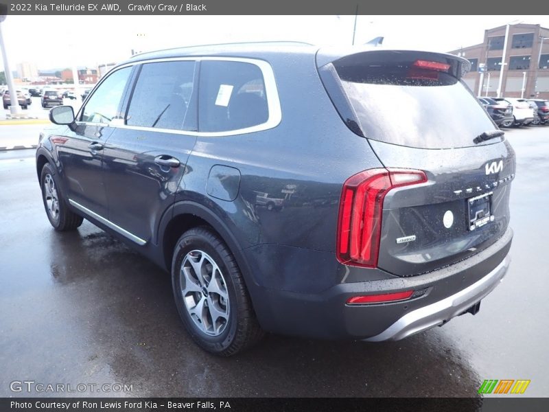 Gravity Gray / Black 2022 Kia Telluride EX AWD